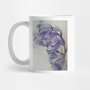 Bluebells watercolour painting Mug